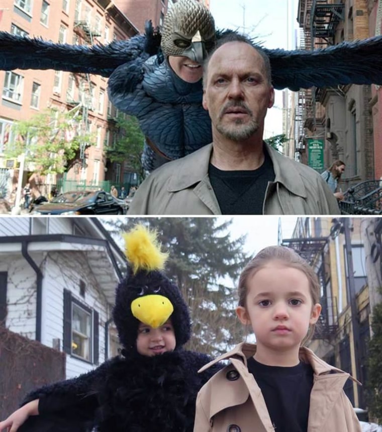 Sadie (left) and Sophia (right) in "Birdman"