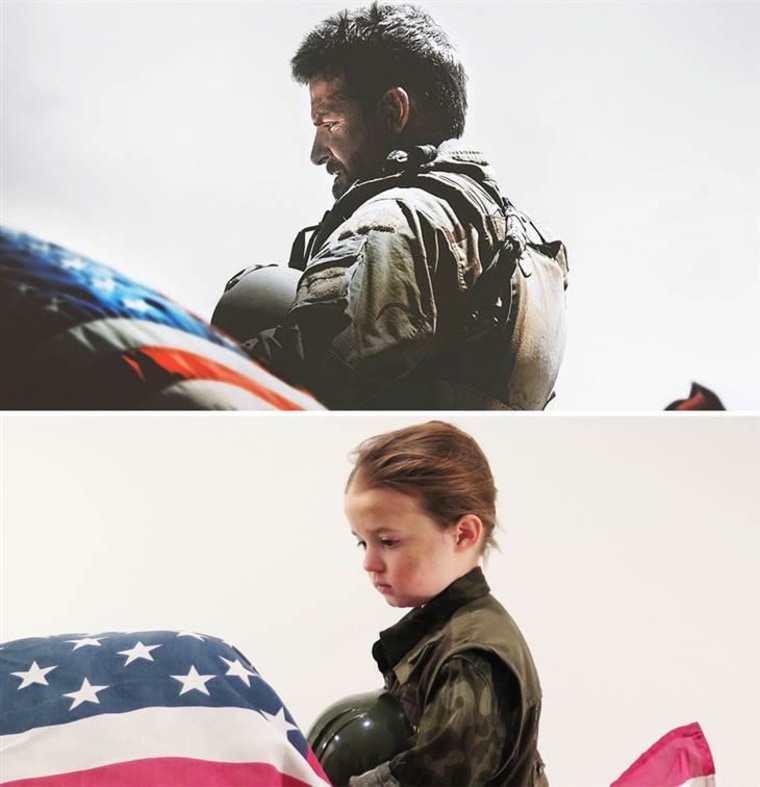 Sophia in "American Sniper"