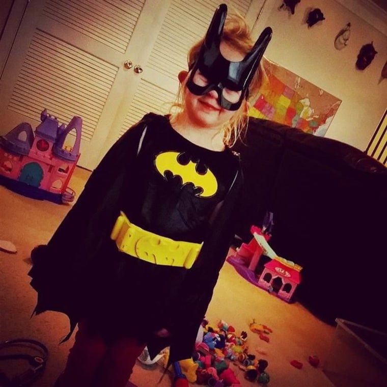 Becky Miller sent this photo of Bat Girl.