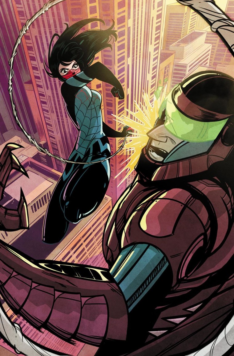 The first installment of “Silk,” a new Marvel comic book derived from the Spider-Man series, appears in stores February 18.