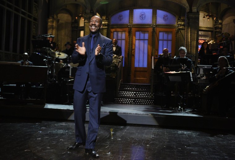 Image: Eddie Murphy appears on the SNL 40th Anniversary Special