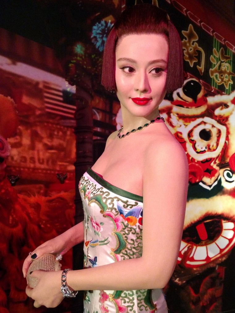 Fan Bing Bing is visiting Madame Tussauds in San Francisco for the Lunar New Year, at least in wax form. 