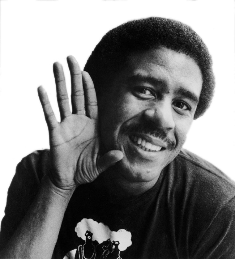 Portrait of American comedian Richard Pryor (1940 - 2005) as he mugs for the camera, New York, New York, 1977. The picture has been altered to remove the background. (Photo by Susan Aimee Weinik/The LIFE Images Collection/Getty Images)