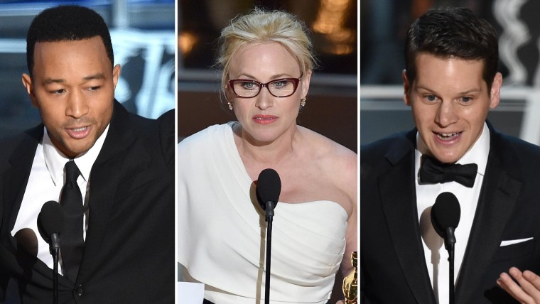 John Legend, Patricia Arquette and Graham Moore were among those who wowed Sunday night.