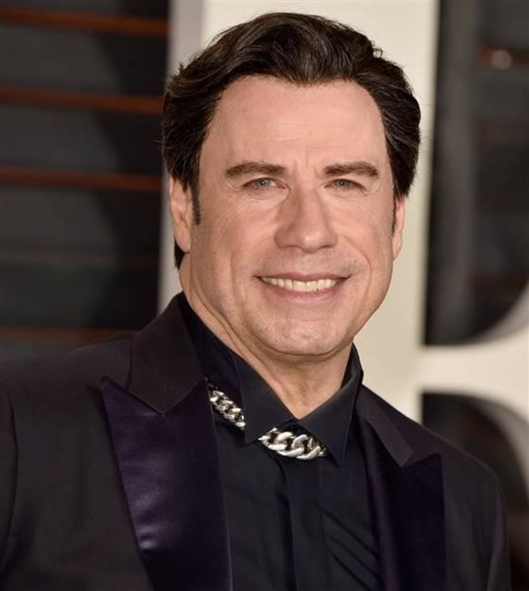 John Travolta attends the 2015 Vanity Fair Oscar Party on Feb. 22, 2015.