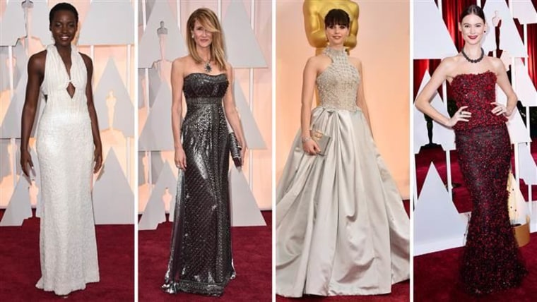 From left: Lupita Nyong'o, Laura Dern, Felicity Jones and Behati Prinsloo