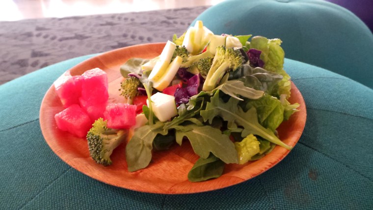 Lunch plate at the MUSE School.