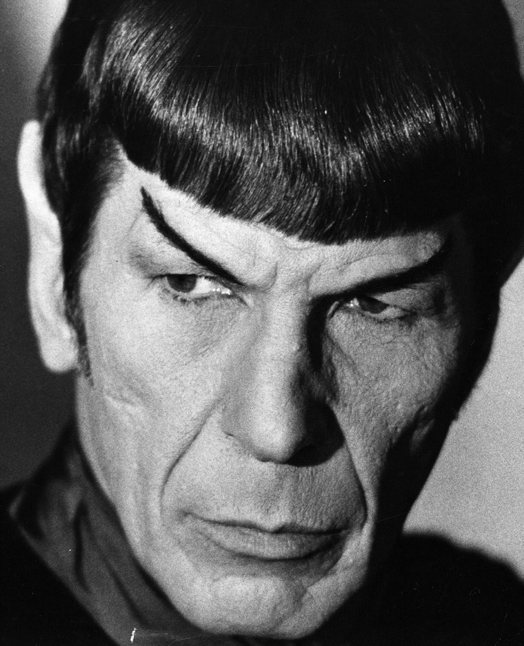 Leonard Nimoy giving a Smouldering Vulcan look