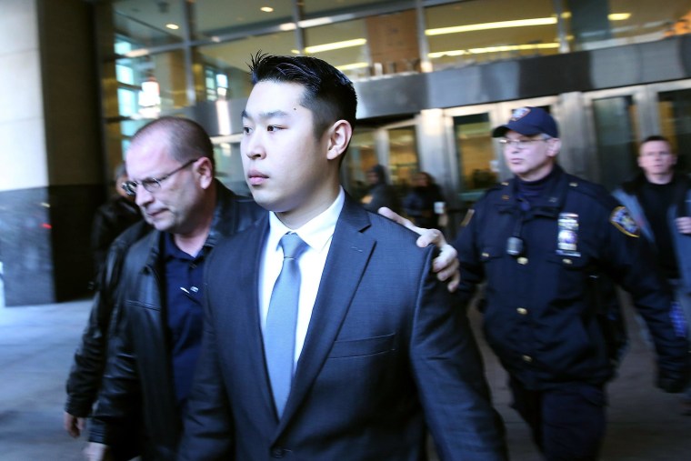 Image: NYPD Officer Indicted On Shooting Unarmed Man In Brooklyn Stairwell