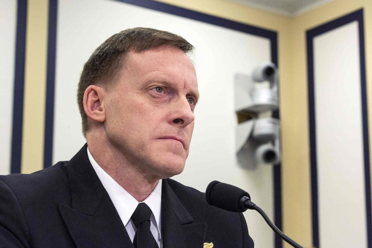 Image: File photo of National Security Agency (NSA) Director Michael Rogers testifying before a House (Select) Intelligence Committee hearing