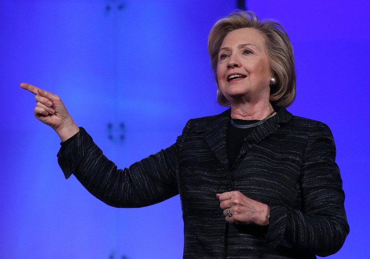 Image: Hillary Clinton Addresses Watermark Silicon Valley Conference For Women