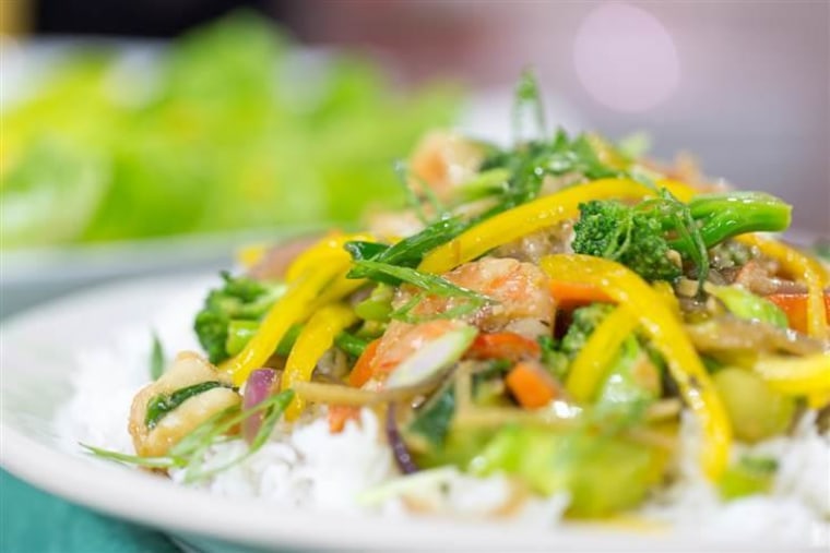 Ginger Shrimp Stir-fry