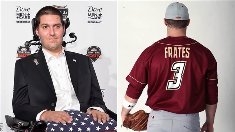 When the Boston College baseball team plays the Boston Red Sox in spring training, all players from both teams will wear No. 3 to honor Pete Frates, a former BC baseball captain who has ALS and helped pioneer the Ice Bucket Challenge
