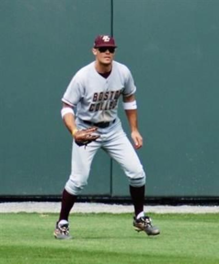 Pete Frates was a senior captain on Boston College's baseball team in 2007.