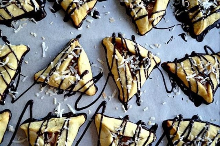 Girl Scout Samoa hamantaschen