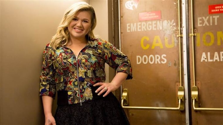 Kelly Clarkson at an exclusive performance at iHeartRadio Theater on March 2.