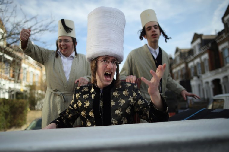 Purim Festival Brings Out Colorful Costumes