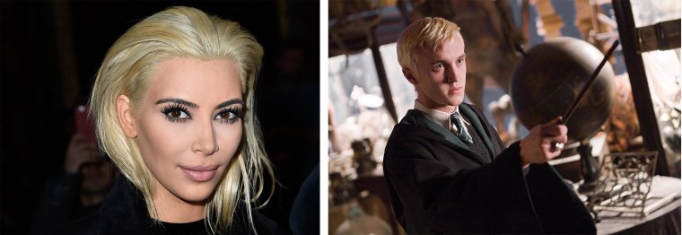 Image: Composite photo of Kim Kardashian and Draco Malfoy