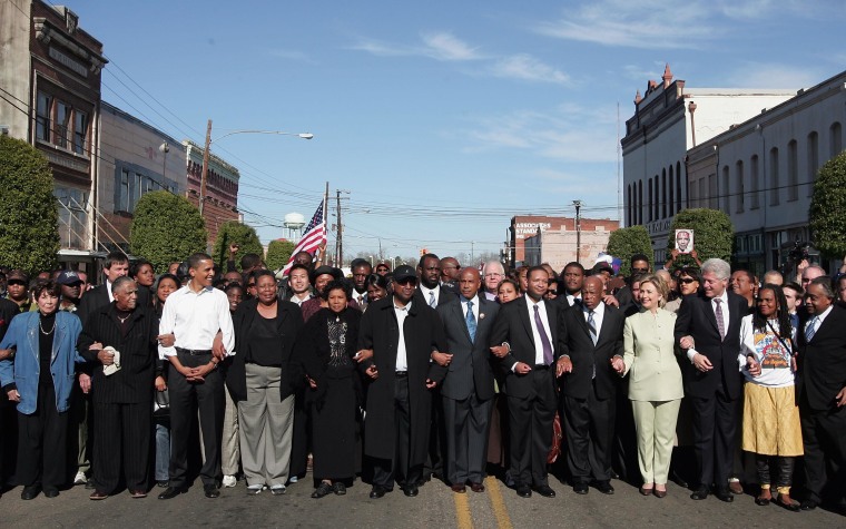 Clinton, Obama Commemorate Historic Selma March