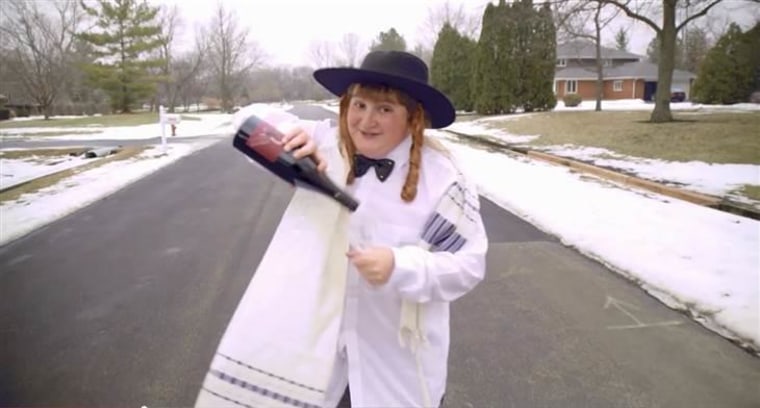 Brody Criz's bar mitzvah video, which parodies top-40 hits ranging from "Let it Go" to "Happy," went viral Thursday.