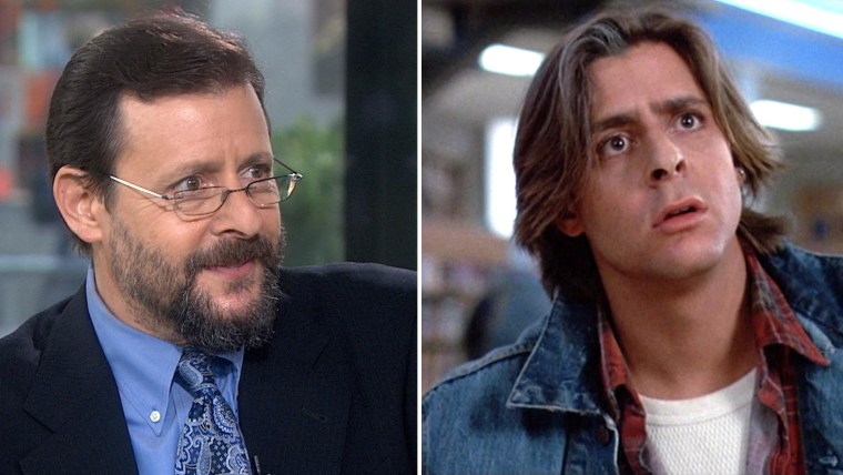 Judd Nelson in "The Breakfast Club" and on TODAY