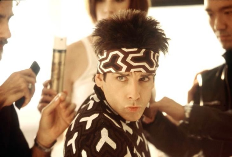 Ben Stiller delivers blue steel as Derek Zoolander in the original 2001 flim.