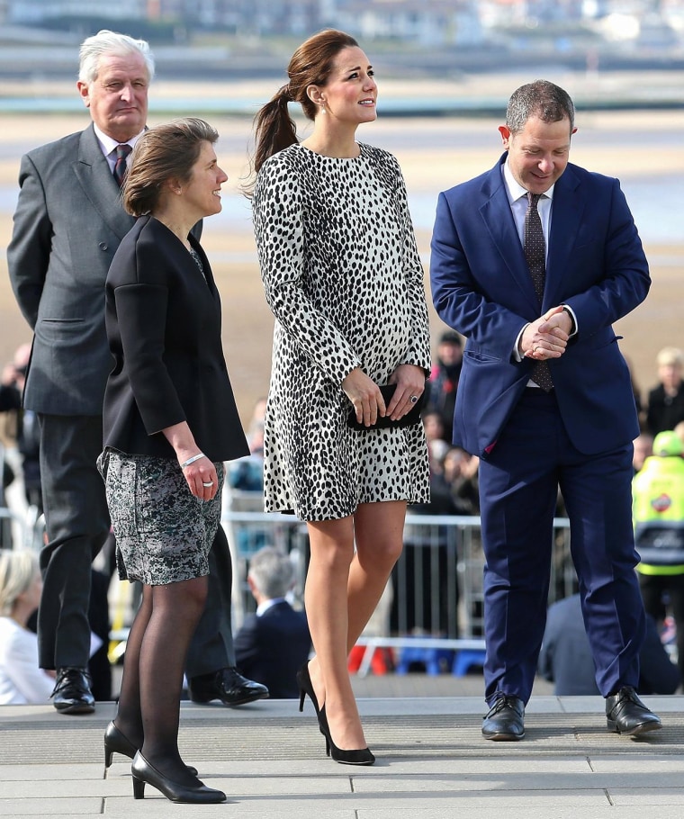 Catherine, Duchess of Cambridge arrives at the Turner Contemporary Art Gallery