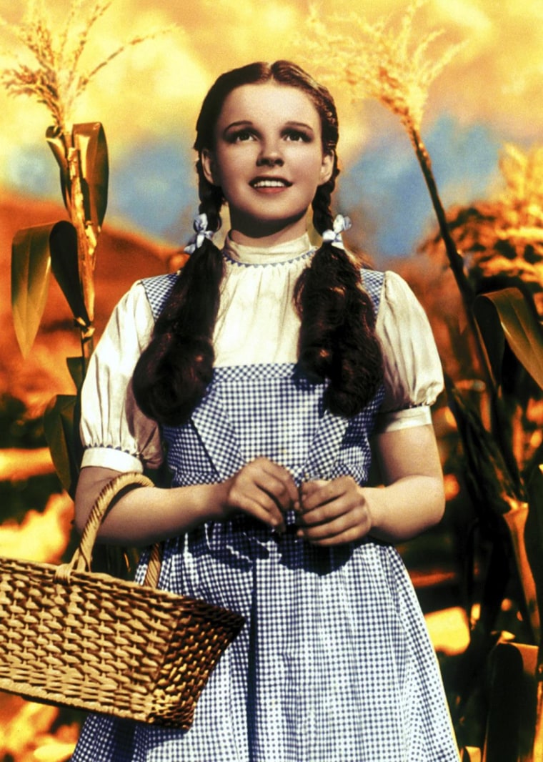 Judy Garland in "The Wizard of Oz," 1939.