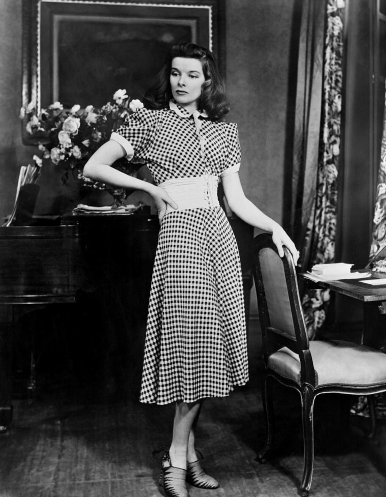 Katharine Hepburn in the Broadway stage production of "The Philadelphia Story," 1940.