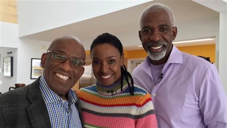 Al Roker, B. Smith and Dan Gasby, her husband and business partner of 23 years.