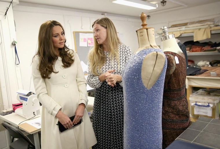 Image: The Duchess Of Cambridge Visits The Set Of Downton Abbey At Ealing Studios