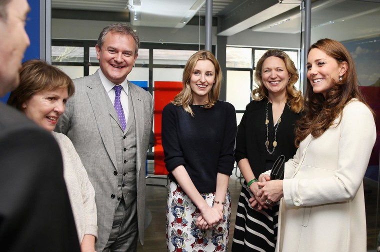 Image: The Duchess Of Cambridge Visits The Set Of Downton Abbey At Ealing Studios