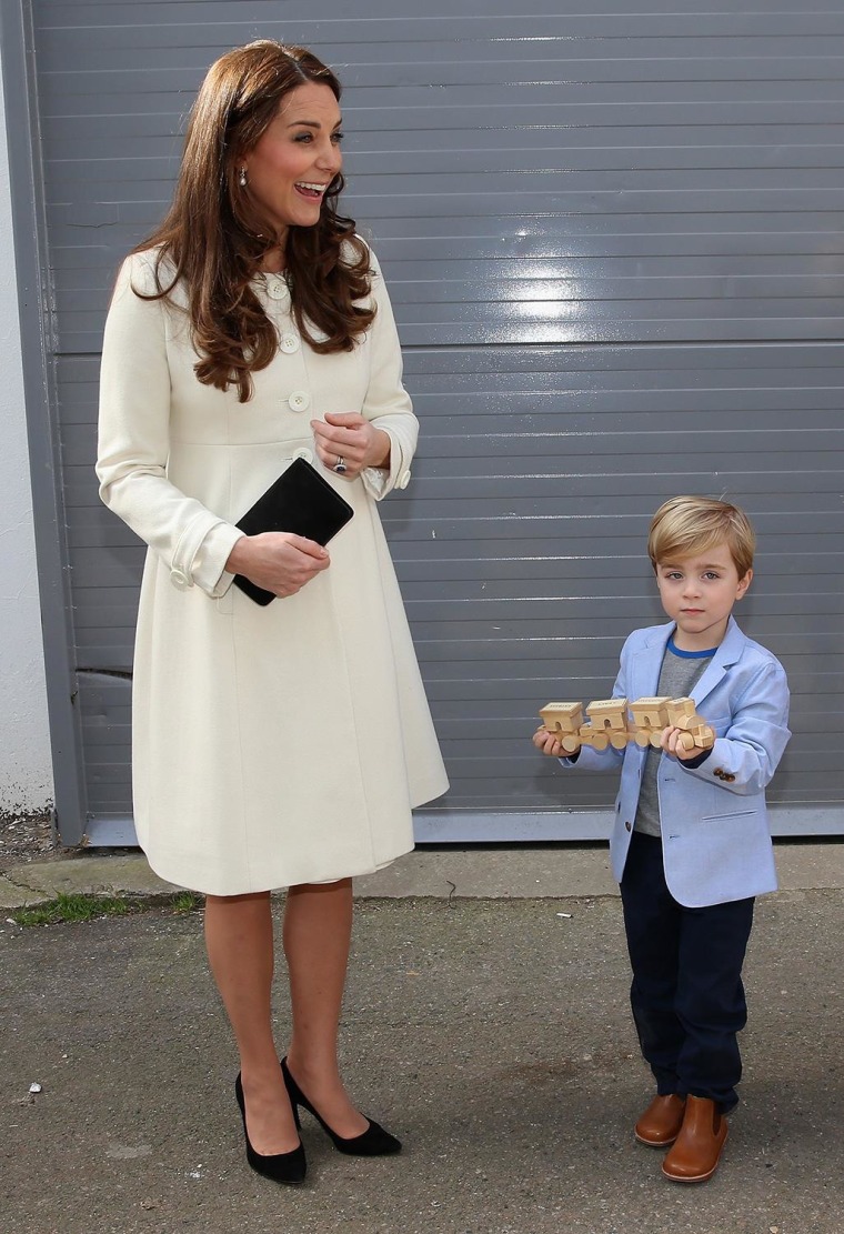 Image: The Duchess Of Cambridge Visits The Set Of Downton Abbey At Ealing Studios