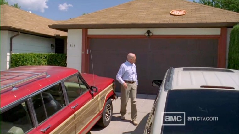 Walter White takes out his frustrations takeout style on "Breaking Bad."