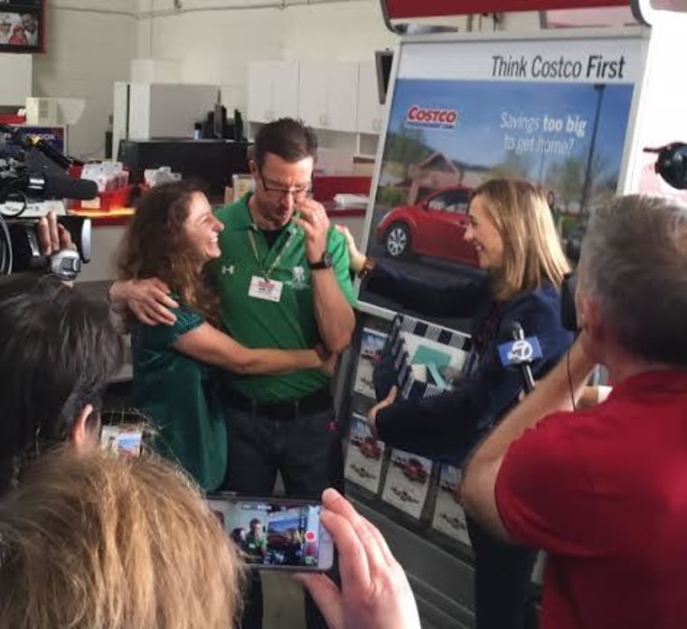 Arlie Smith was surprised with a dream vacation by a group of customers from the Costco Smith works at, who raised $2,500 for the trip when they learned that Smith had been diagnosed with cancer.