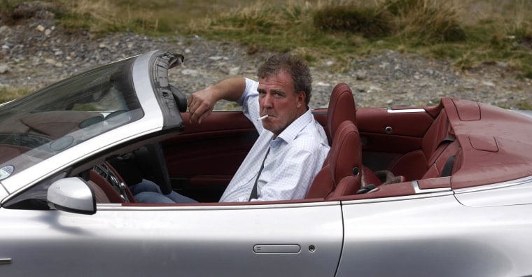 Image: British television BBC presenter of motor show "Top Gear" Jeremy Clarkson