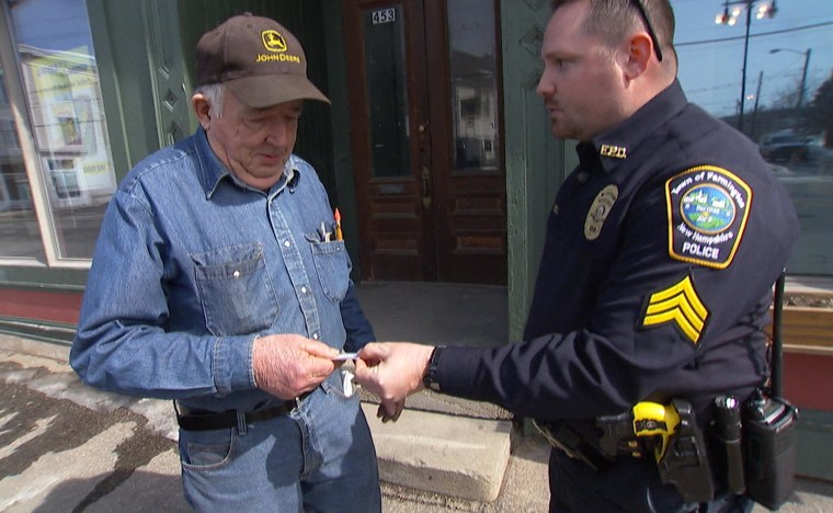 As police departments across the country walk the fine line between enforcing the law and respecting the communities they serve, one town in New Hampshire is trying a different approach, by making more stops — ones that reward good behavior.