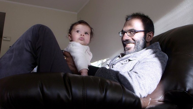 Paul Kalanithi with his daughter, Cady.