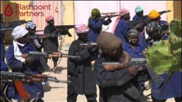 IMAGE: Boko Haram soldiers fighting in Nigeria.