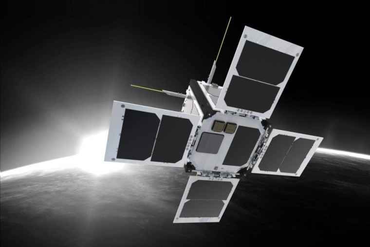 Artist's conception of what a finished CubeSat from Clyde Space might look like.