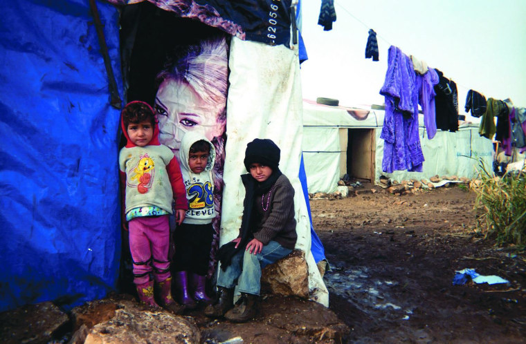 A child captured this image as part of a project to introduce photography to displaced children in Lebanon. For a period of over nine months in 2013-2014, Ramzi Haidar, other members of Zakira, and volunteers traveled across Lebanon to teach photography to 500 refugee children from Syria living in tented settlements.