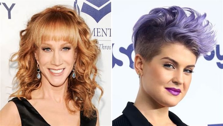 Kathy Griffin and Kelly Osbourne.