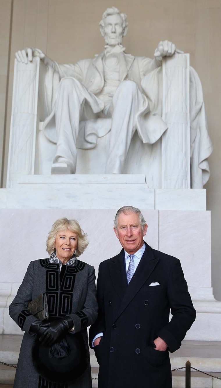 Image: The Prince Of Wales And The Duchess Of Cornwall Visit Washington, DC - Day 2