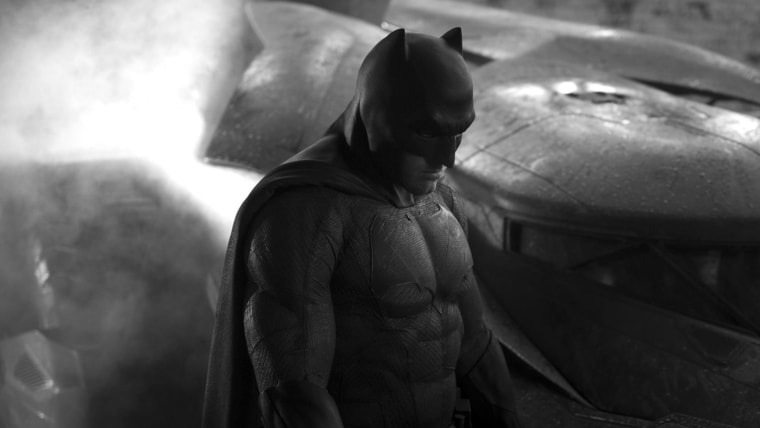 Ben Affleck in the upcoming "Batman v Superman: Dawn of Justice," one of many Batman films executive-produced by Michael Uslan.