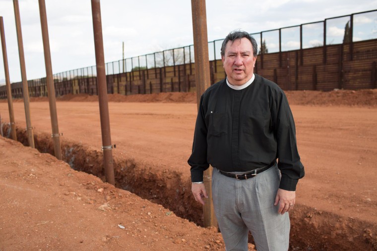 Image: Fr. Richard Aguilar, pastor of St. John's Epispicol Church in Bisbee, Arizona.