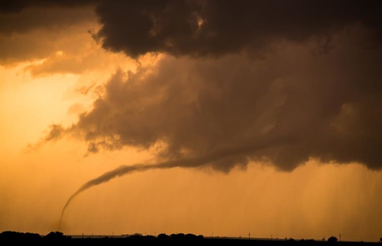 A so-called rope tornado remains narrow over the course of the storm's entire life cycle.