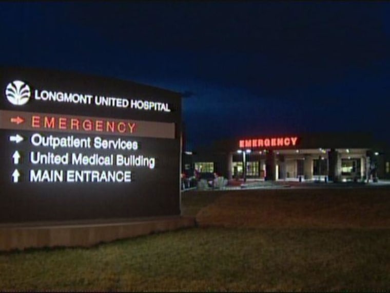 Longmont United Hospital in Longmont, Colorado.