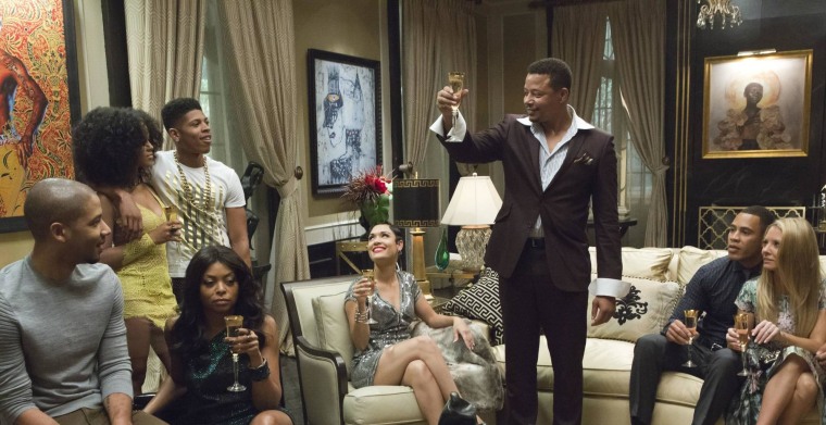 The cast of Fox's "Empire," in a scene from Season 1.