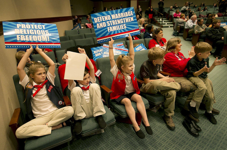 Image: Anti-same-sex marriage rally in Texas