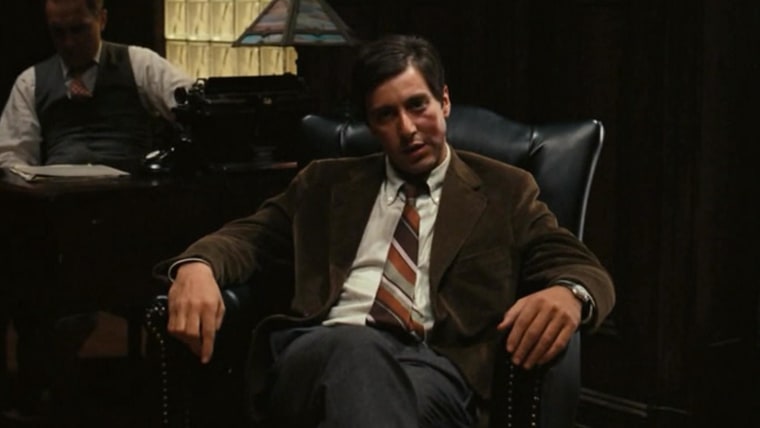 Al Pacino as the heir ascendant Michael in 1972's "The Godfather."